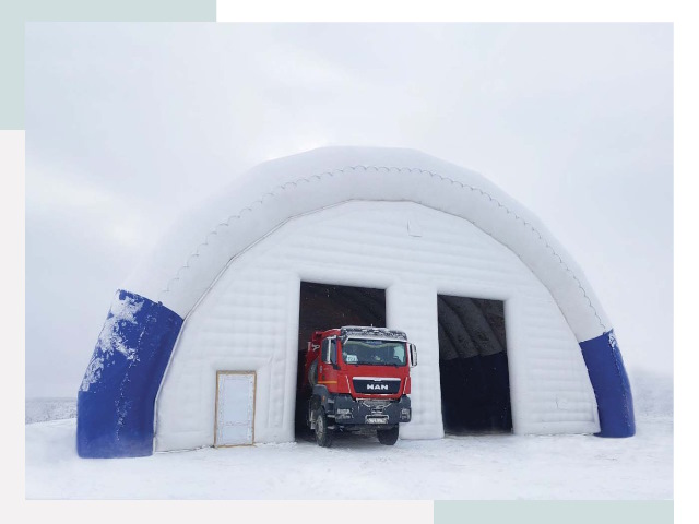 Мобильные ангары в Новокуйбышевске