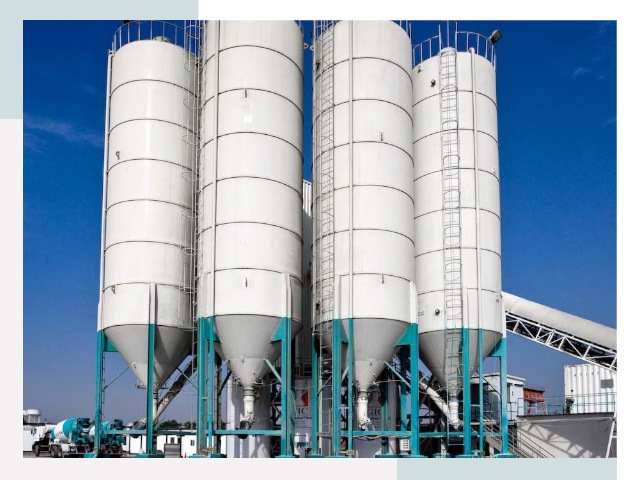 Строительство цементных силосов в Новокуйбышевске