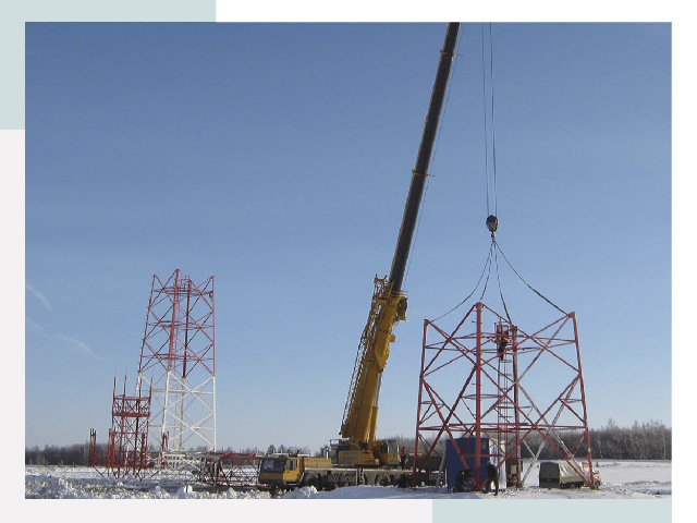 Монтаж вышек связи в Новокуйбышевске