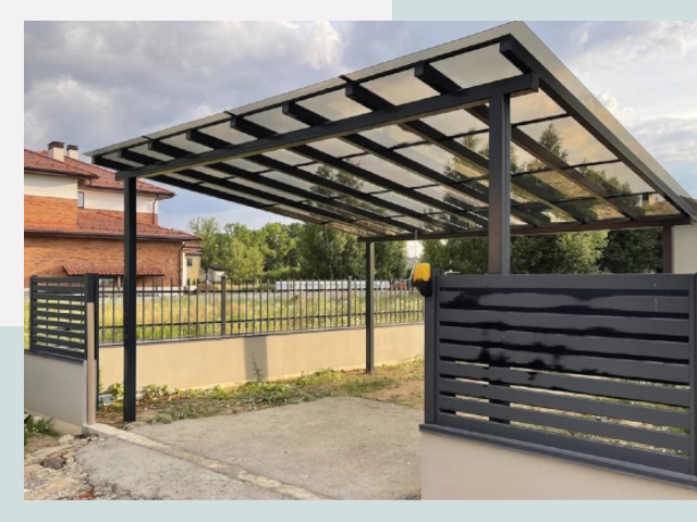 Металлические навесы в Новокуйбышевск от 615 руб. за м²