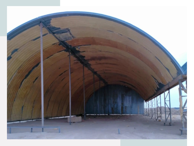 Реконструкция ангаров в Новокуйбышевске