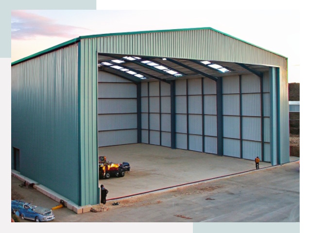 Строительство ангаров в Новокуйбышевске