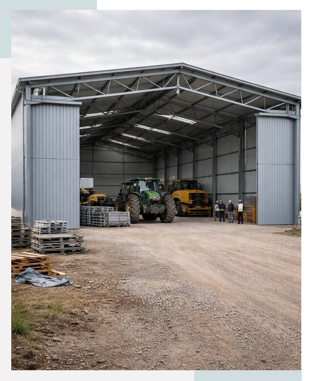 Ангары для сельхозтехники в Новокуйбышевске от 20484 р. | СтальСтрой-Нвб