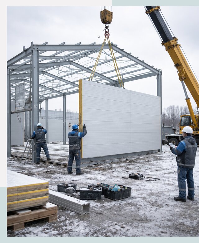 Строительство холодильных складов под ключ в Новокуйбышевске