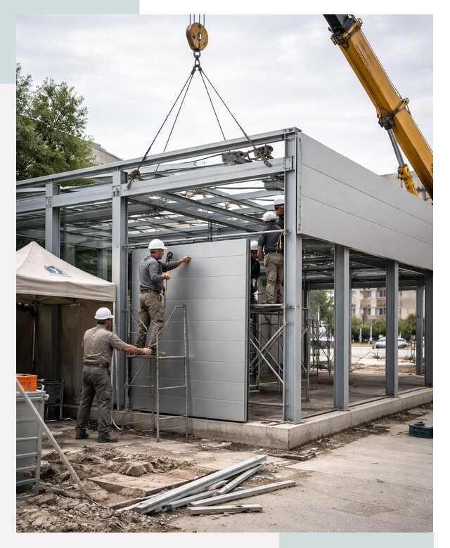 СтальСтрой-Нвб: торговый павильон под ключ в Новокуйбышевске от 35847 р.