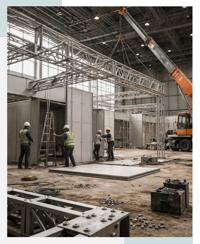 Строительство выставочных павильонов в Новокуйбышевске от 35847 р.| СтальСтрой-Нвб